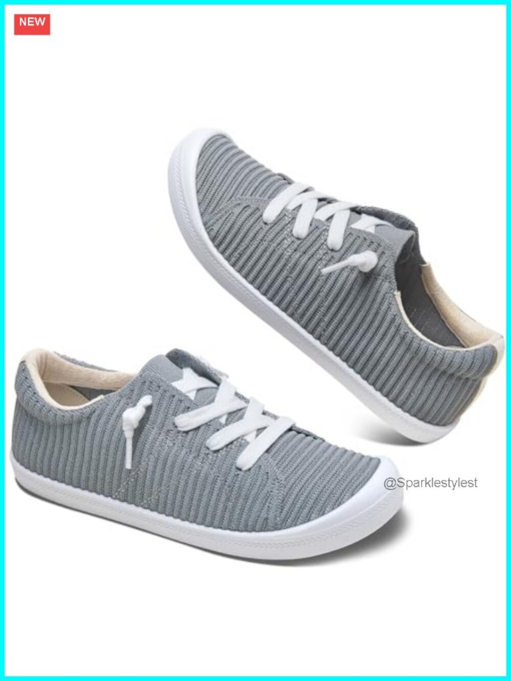 Women's Mesh Slip On Shoes Comfort Knit Loafers Lightweight Breathable Walking